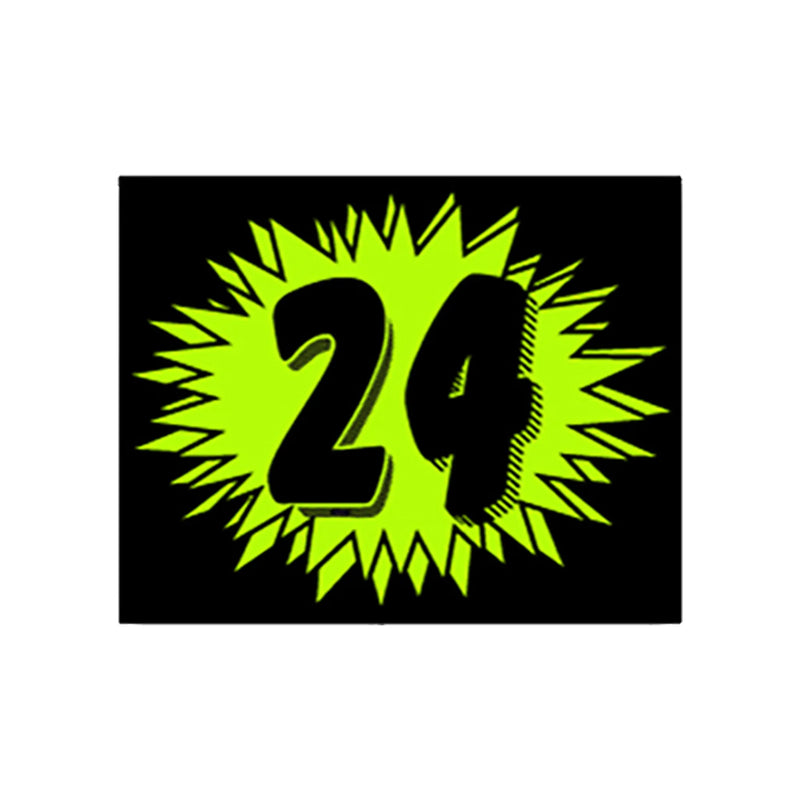 Chartreuse Windshield Sticker year 24.