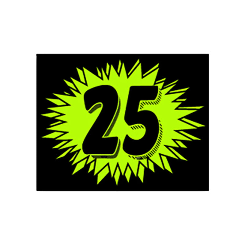 Chartreuse Windshield Sticker year 25