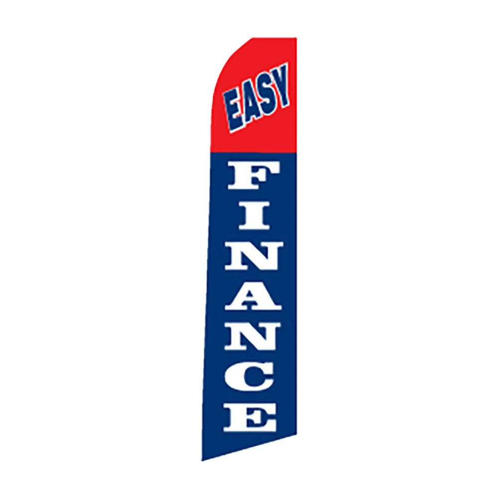 Easy Finance  Swooper Feather Flag- Prime Dealer Supply