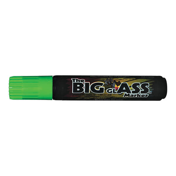 Green Big Glass Markers Water Based.