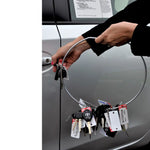 Thumbnail for Monster Key Ring at Car Lot with Key Tags.