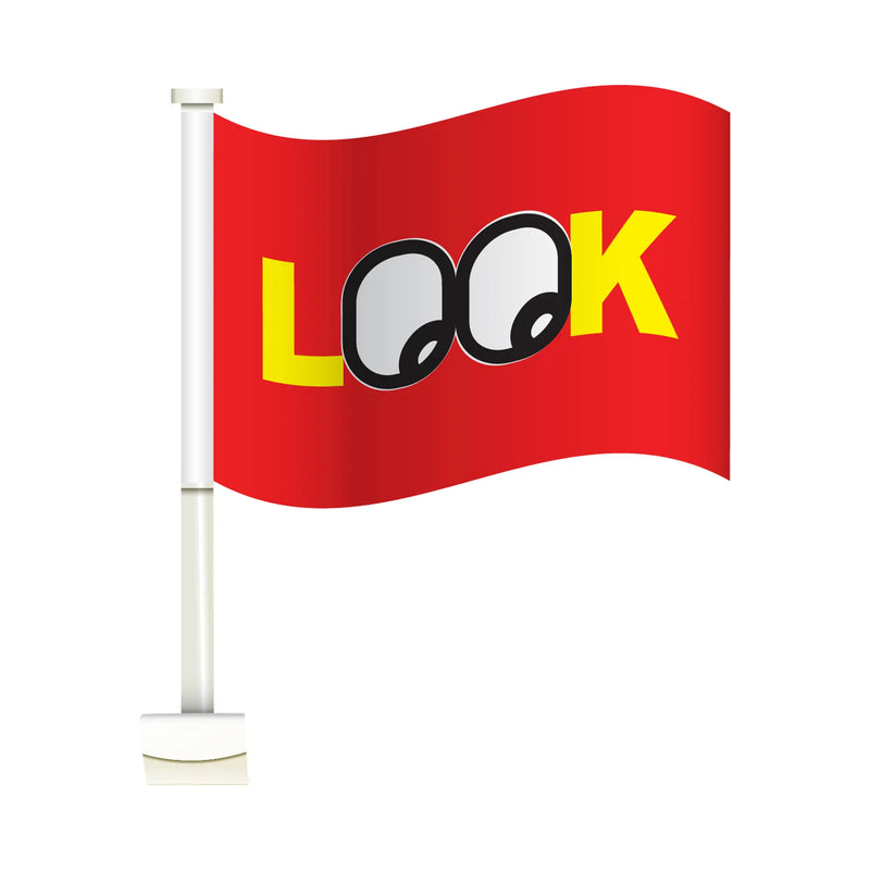 Look Clip-on Car Message Window Flags.
