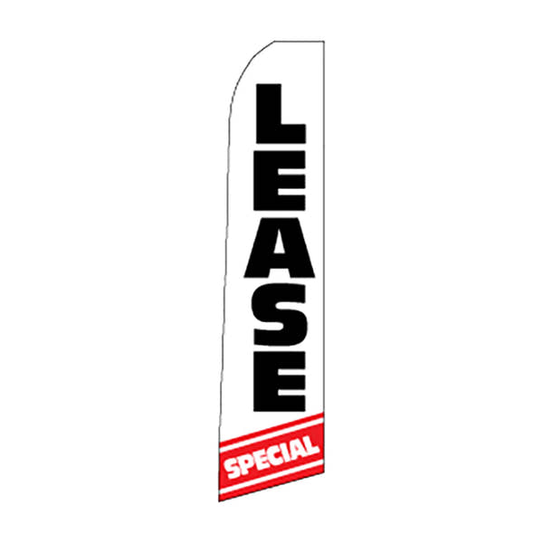 Lease  Swooper Feather Flag- Prime Dealer Supply.