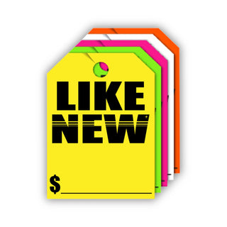 Like New Mirror Tag shown in 5 colors.