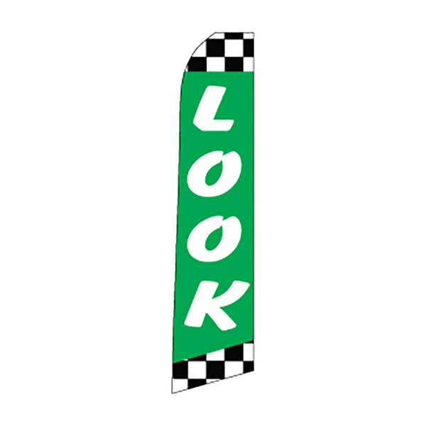 Look  Swooper Feather Flag- Prime Dealer Supply.
