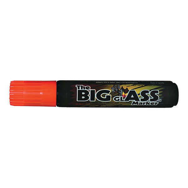 Orange Big Glass Markers Water Based.