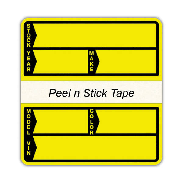 Poly Stock Sticker in Yellow.