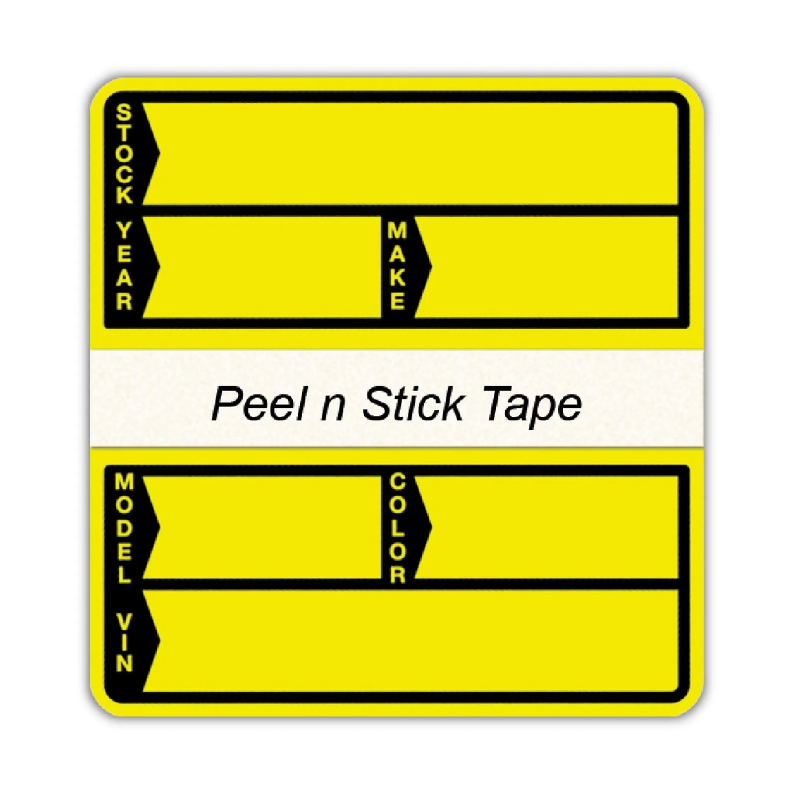 Poly Stock Sticker in Yellow.
