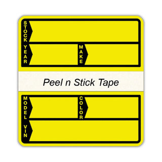 Poly Stock Sticker in Yellow.