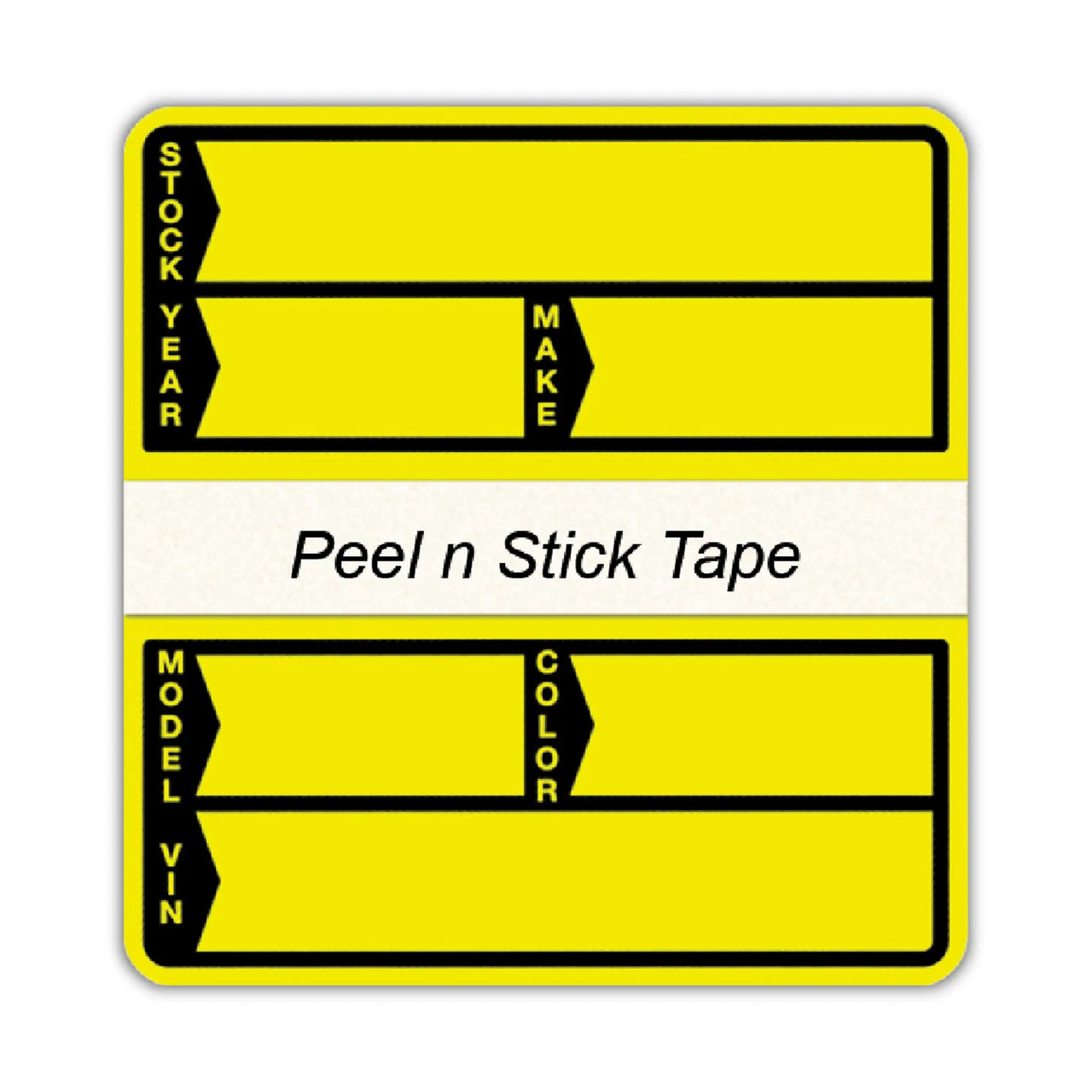 Poly Stock Sticker in Yellow.