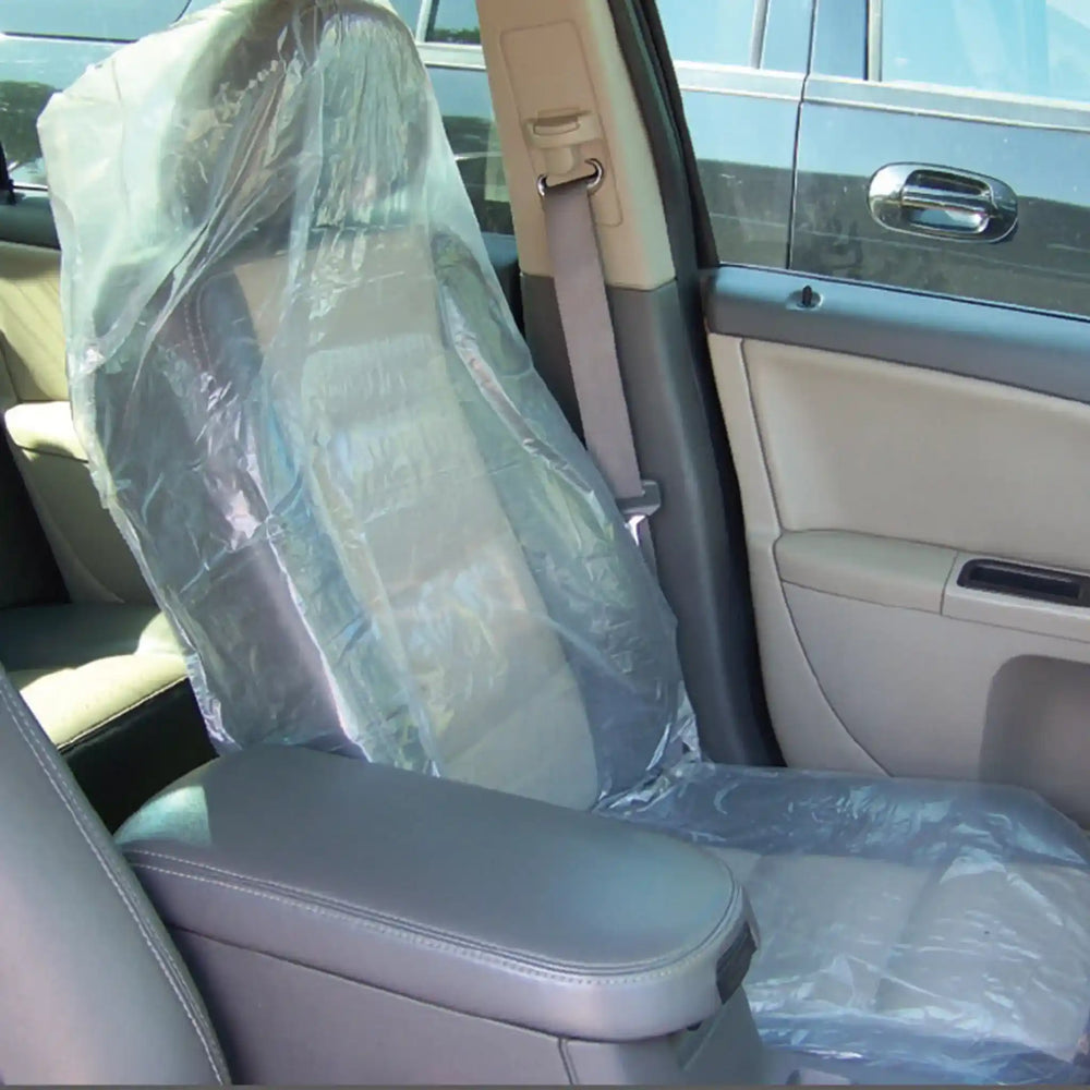 Premium Seat Covers in vehicle.