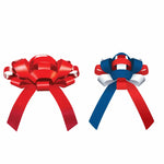 Thumbnail for Car bows 2 pack one red and red, white and blue.