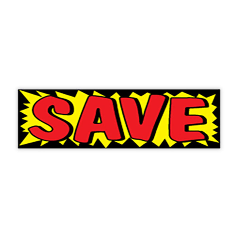Save Windshield Banner 3 x 10
