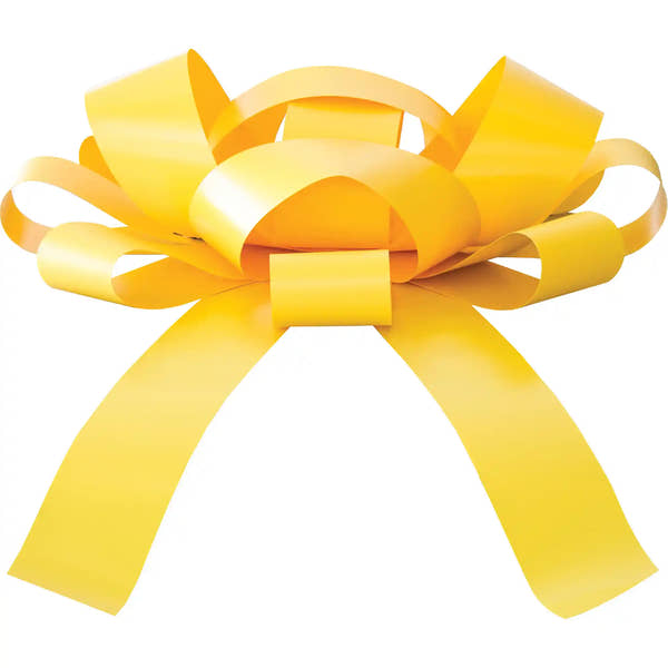 Yellow  Car Bow with Magnet