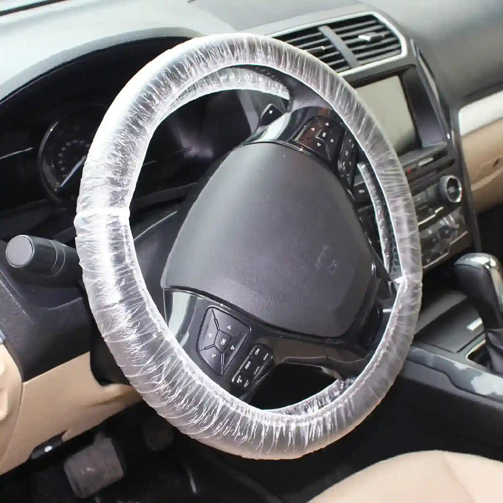 Elastic Steering Wheel Covers in vehicle.