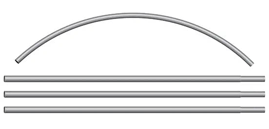 4 Piece Swooper Flag pole set for Swooper Flags