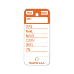 Thumbnail for Top Stipe key tag in Orange.