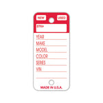 Thumbnail for Red Top Stripe Key Tag.
