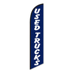 Thumbnail for Blue Used Trucks  Swooper Feather Flag- Prime Dealer Supply.