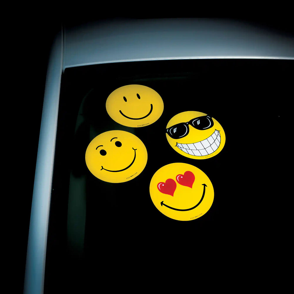 Happy Face Stickers for Windshields - Prime Dealer Supply