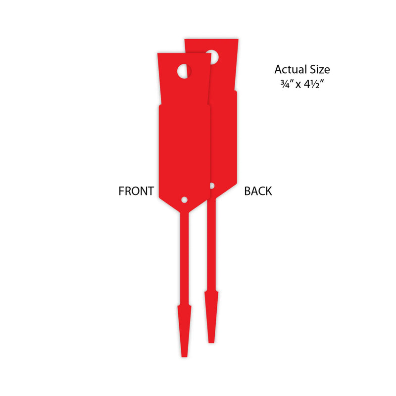 Red Arrow Key Tags.
