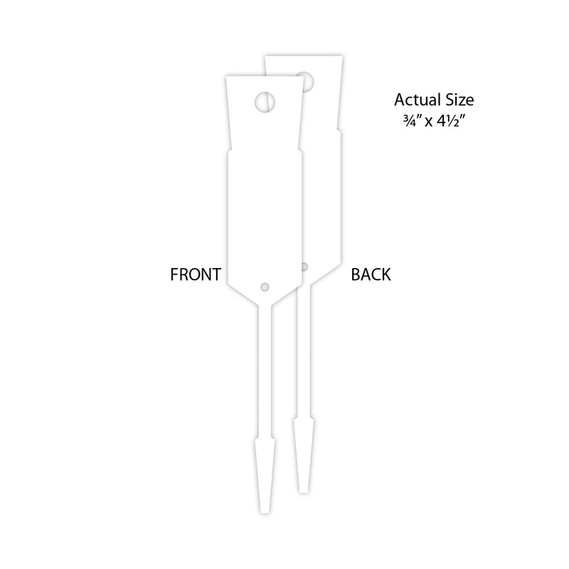 White Arrow Key Tags.