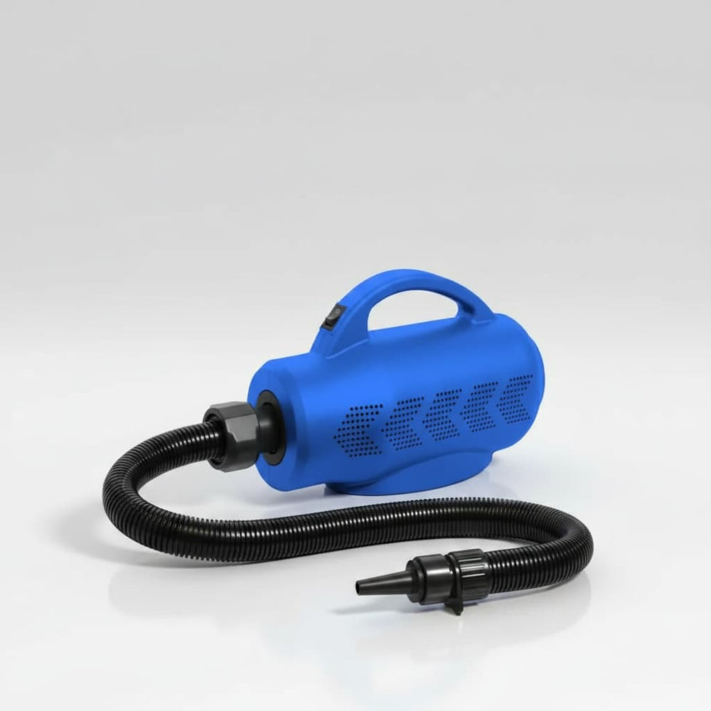 Balloon Inflator & Deflator Pump with black hose on a white background