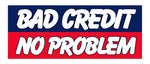 Thumbnail for Bad Credit No Problem Windshield Banner.