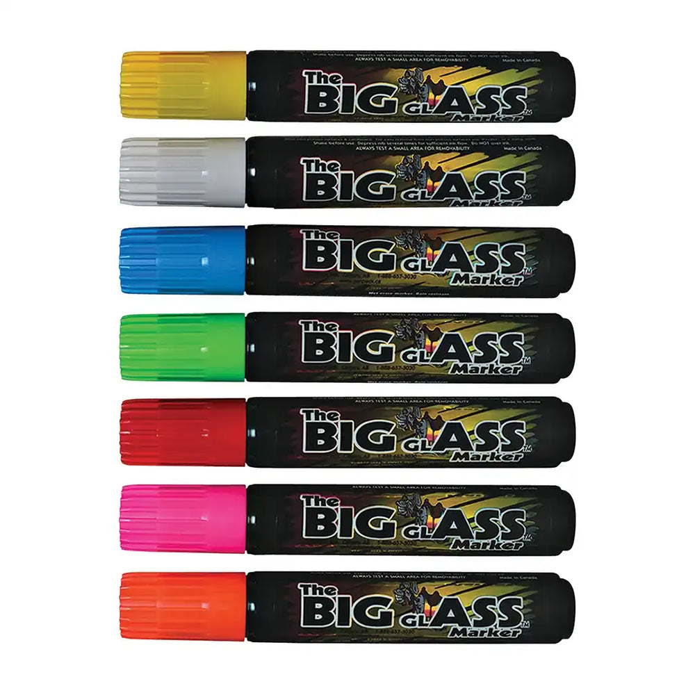 Big Glass Markers Water Based