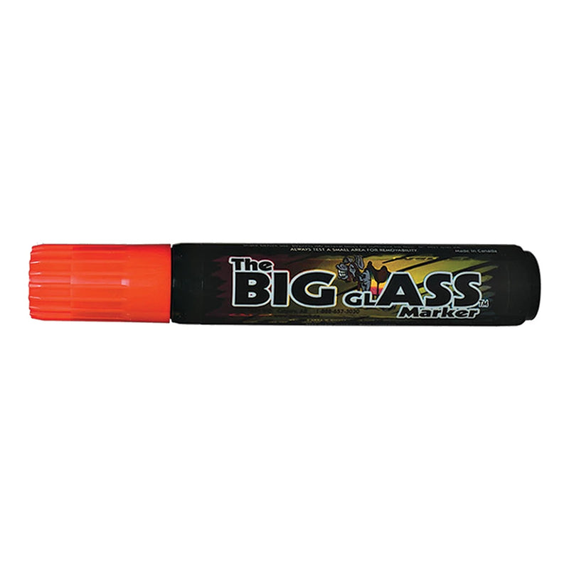Orange Big Glass Markers Water Based.
