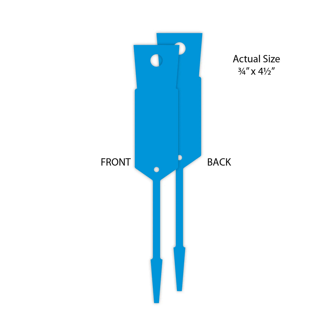 Blue Arrow Key Tags