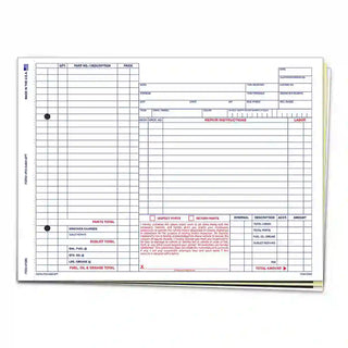 Repair Order 3 Part Snap Out Carbon Forms.