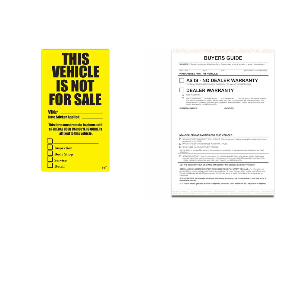 Used Car Dealer Compliance Pack