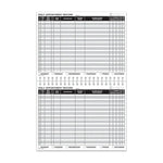 Thumbnail for Daily Service Record Book inside pages