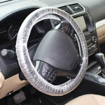 Thumbnail for Elastic Steering Wheel Covers in vehicle.