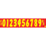 Thumbnail for Red and yellow pricing numbers