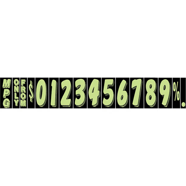 7.5 black and Chartruse pricing numbers