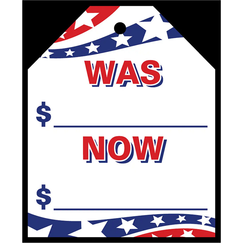 Was Now Patriotic color winsdshield sticker.