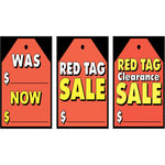 Thumbnail for Large Red Tag stick on winshield stickers.