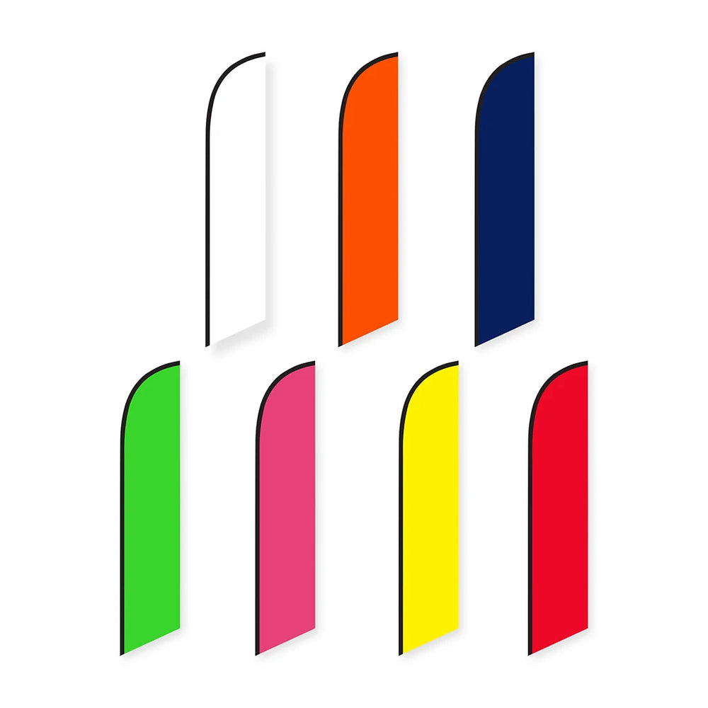 Swooper Feather Flag  Solid Colors