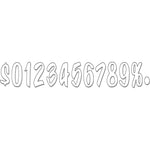 Thumbnail for White Sign Painter Windshield Numbers.