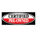 Thumbnail for Certified Pre-Owned : Giant Cloth Fence Banner – 4.5' x 12', high-quality fabric with grommets for outdoor installation.