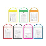 Thumbnail for Neon Stitched Work & Repair Order Holders – Clear Vinyl