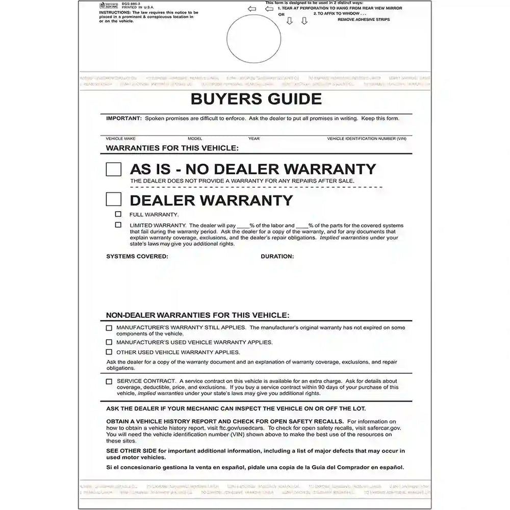 Hang Tag Buyers Guides.