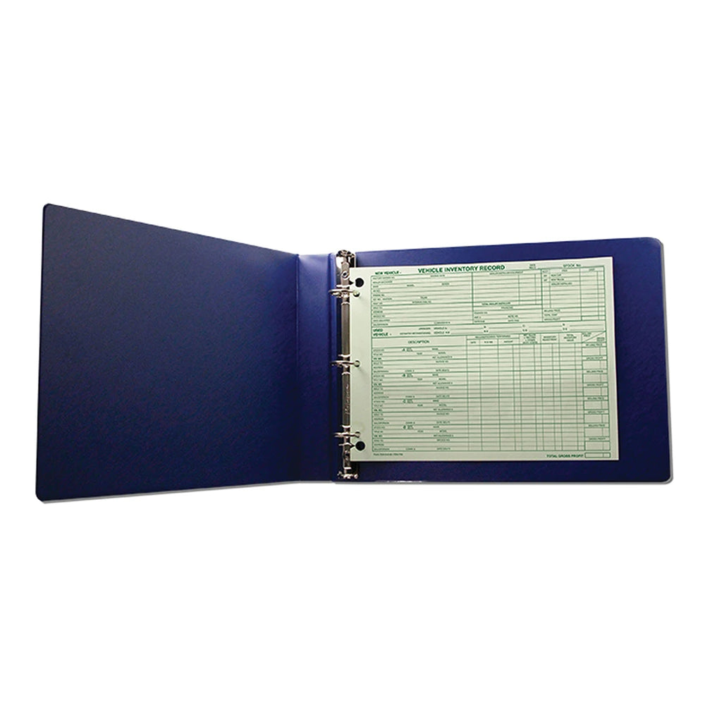 Vehicle Inventory Records Binder