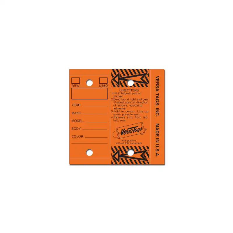 Self Protecting Key Tags - Prime Dealer Supply