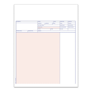 Laser Service Invoices for Service Departments.