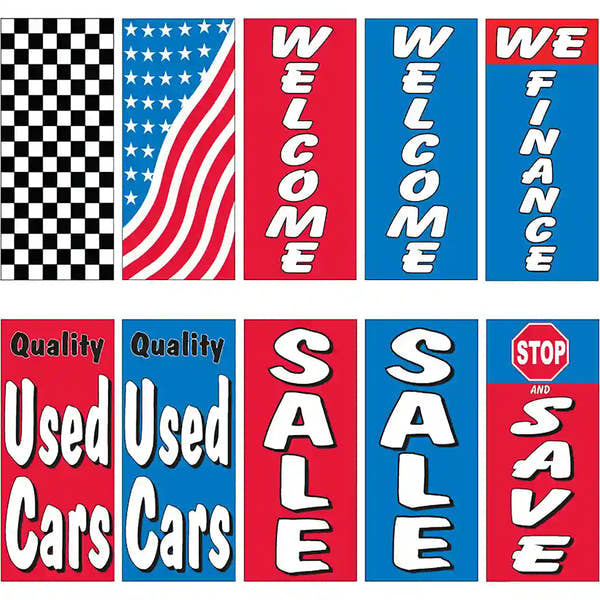 Giant Pole Banner Message Flags.