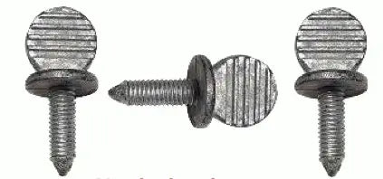 Metric Thumb Screws for License Plates. 
