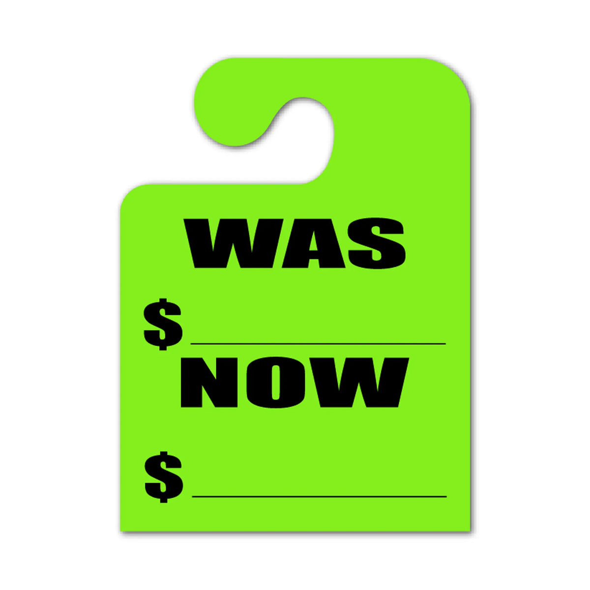 Was Now Wide Hook Mirror Tag Green